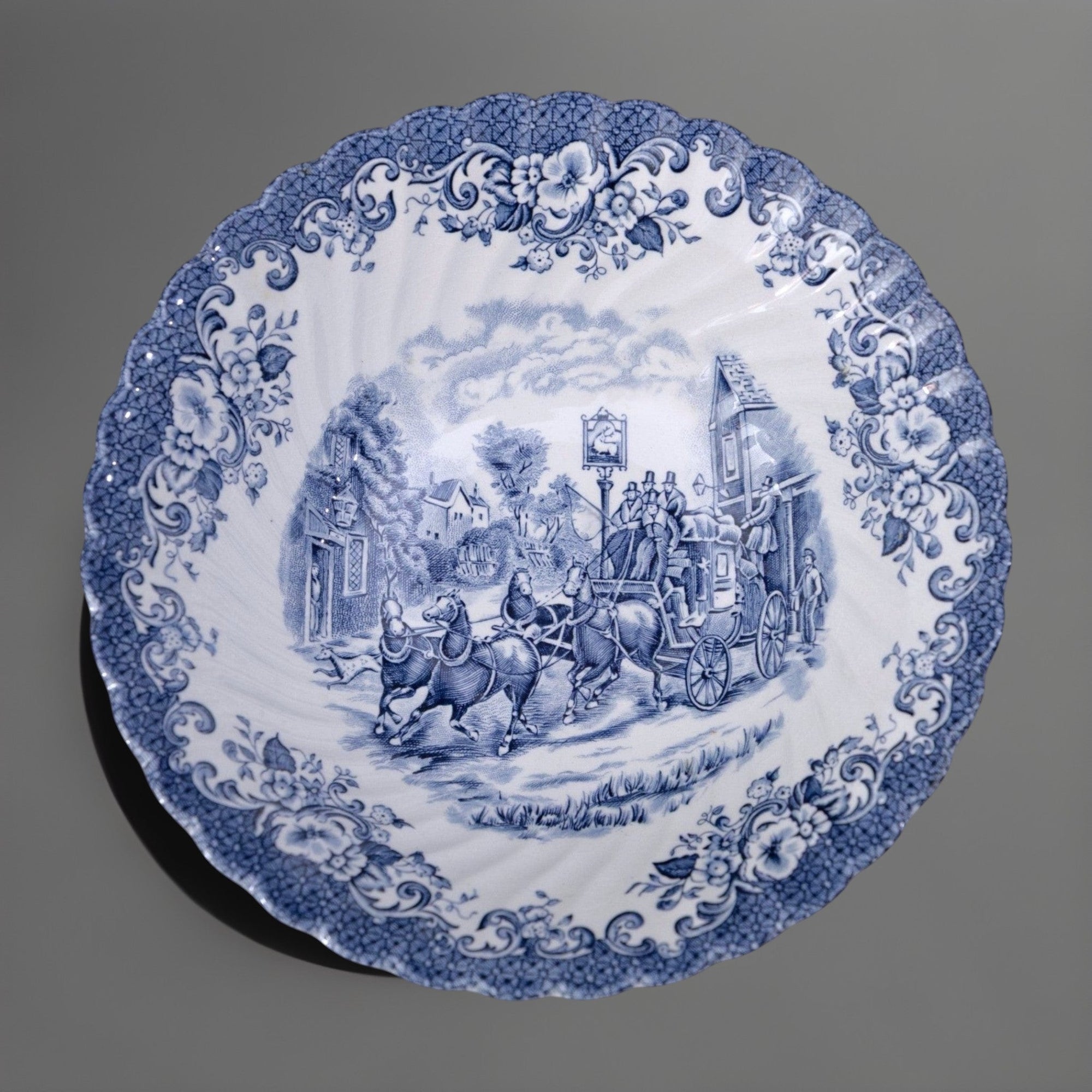 Blue & White Serving Bowls (~8.25”) | The Brooklyn Teacup - The Brooklyn Teacup