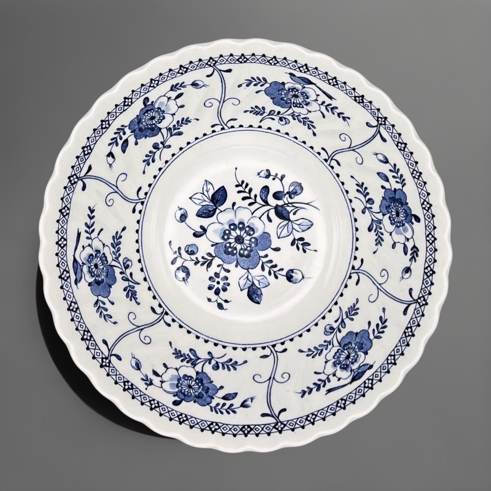 Blue & White Serving Bowls (~8.25”) | The Brooklyn Teacup - The Brooklyn Teacup