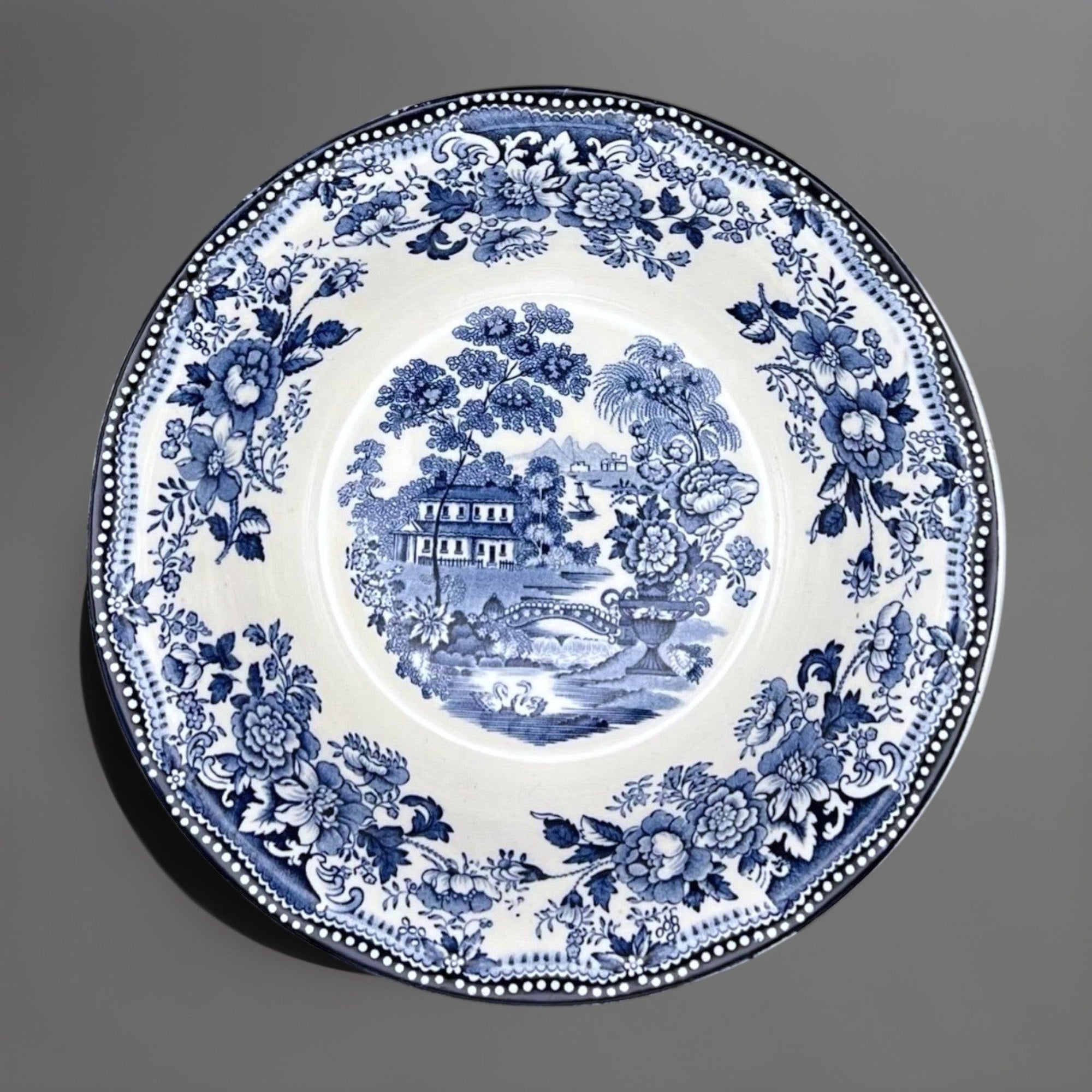 Blue &amp; White Serving Bowls (~8.25”) | The Brooklyn Teacup - The Brooklyn Teacup