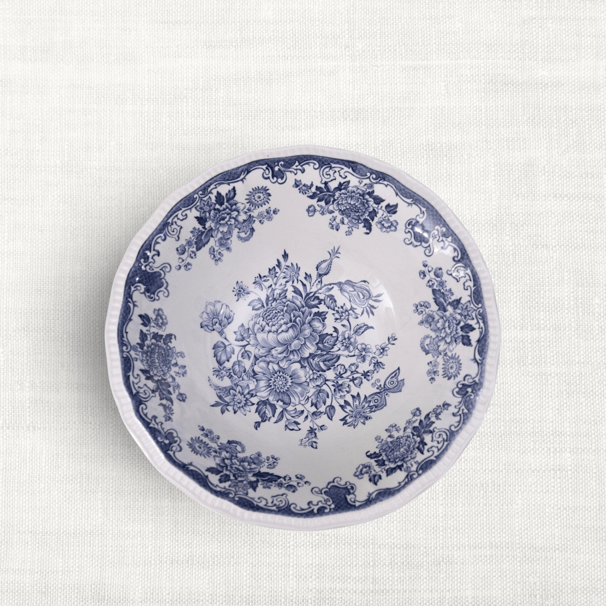 Blue &amp; White Serving Bowls (~8.25”) | The Brooklyn Teacup - The Brooklyn Teacup