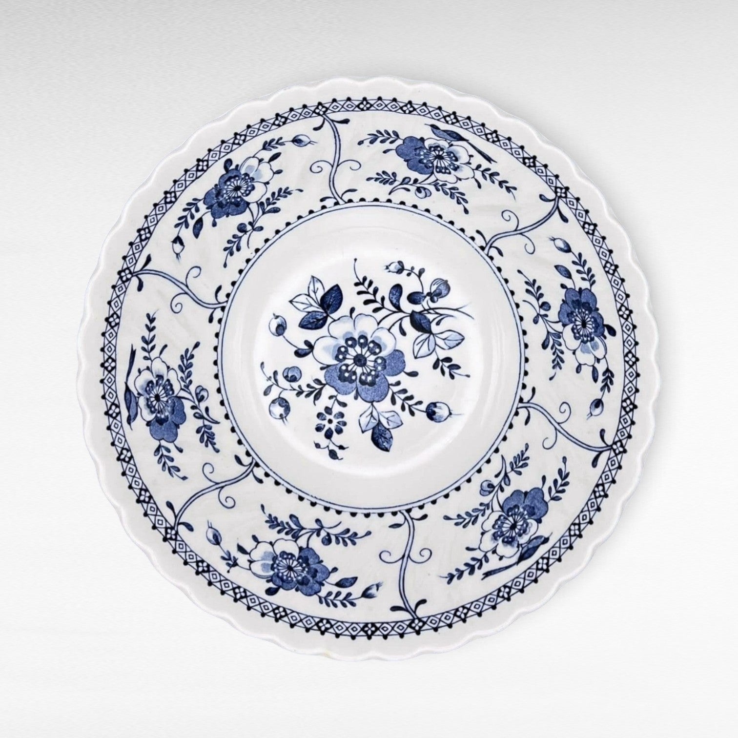 Blue &amp; White Serving Bowls (~9.25”) | The Brooklyn Teacup - The Brooklyn Teacup