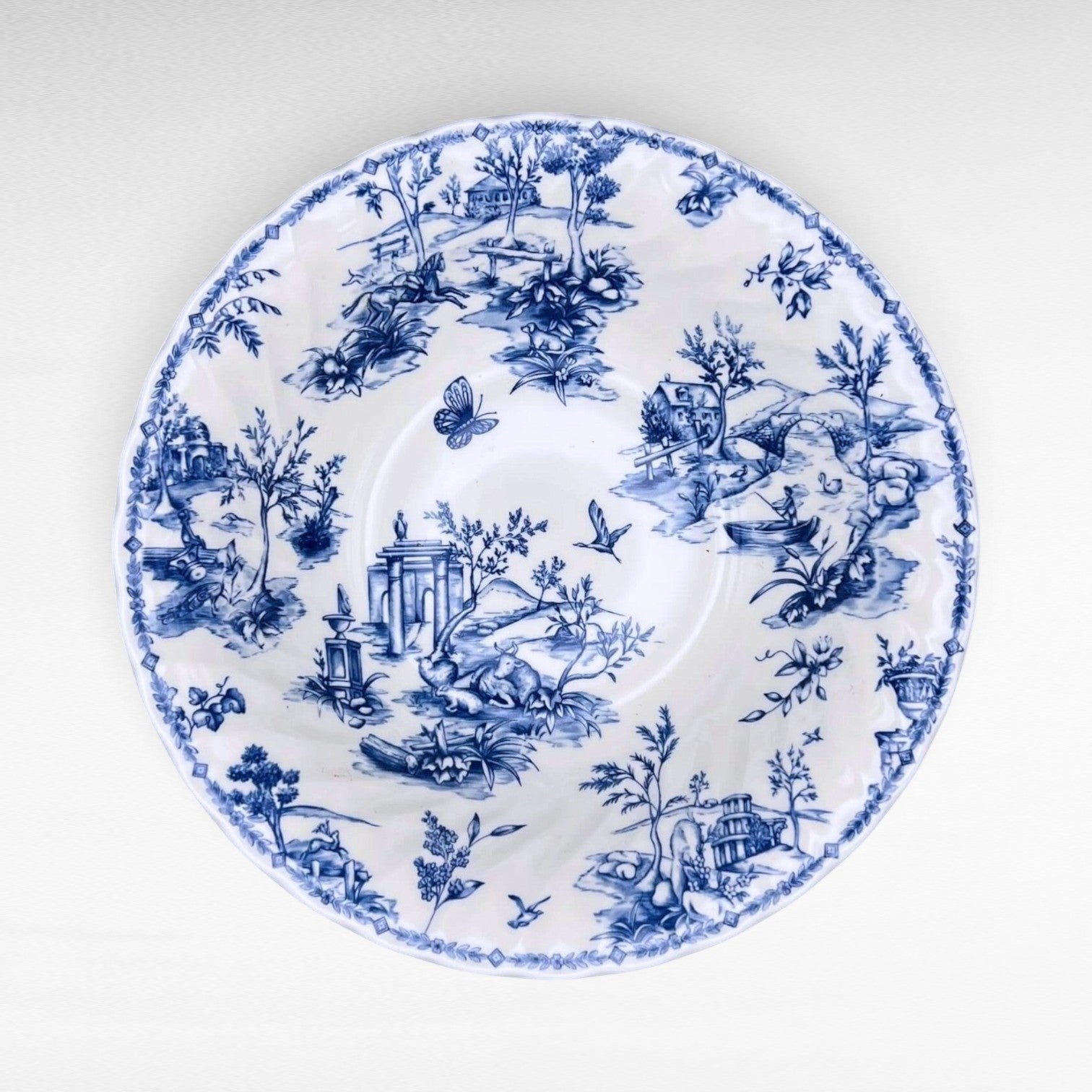 Blue & White Serving Bowls (~9.25”) | The Brooklyn Teacup - The Brooklyn Teacup