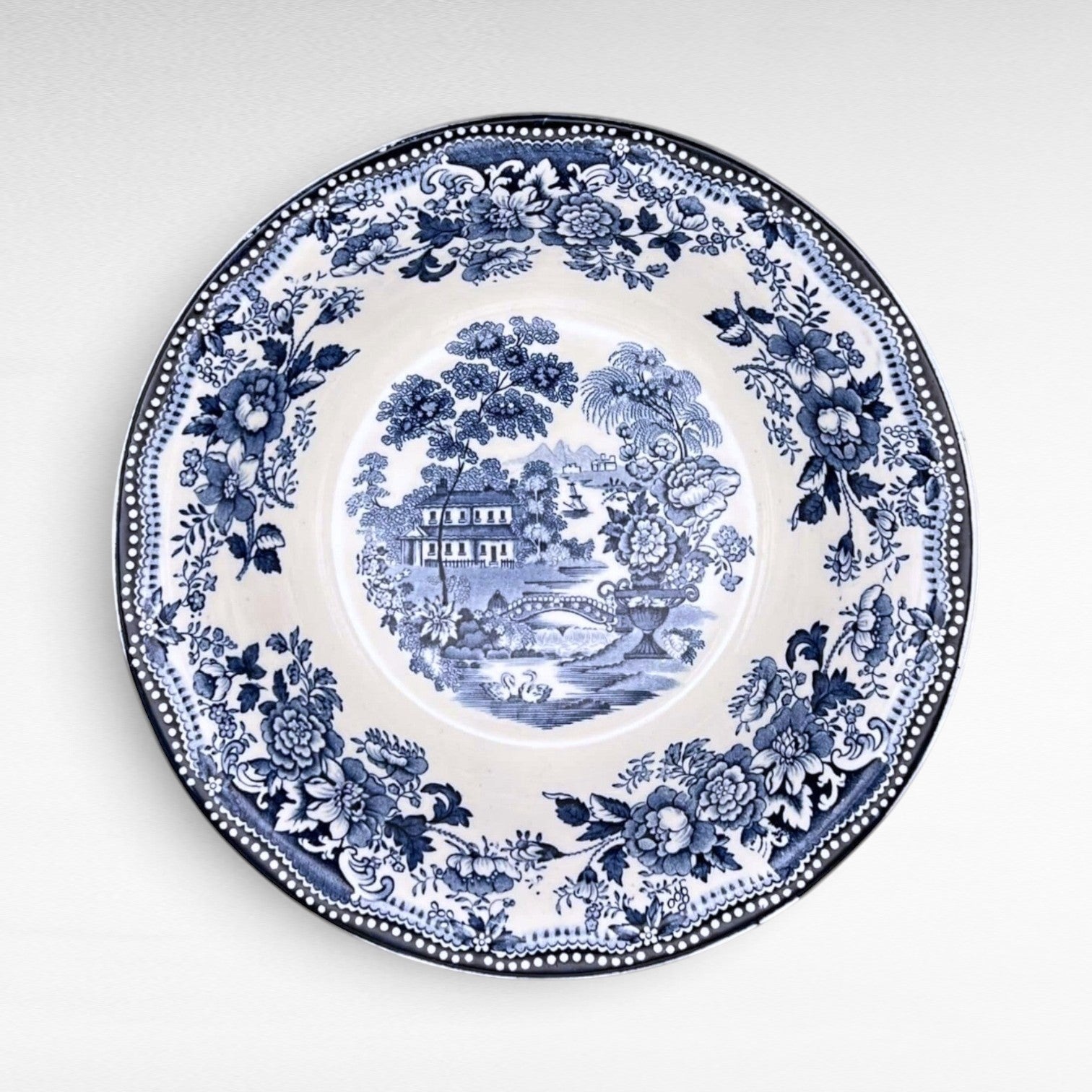 Blue & White Serving Bowls (~9.25”) | The Brooklyn Teacup - The Brooklyn Teacup