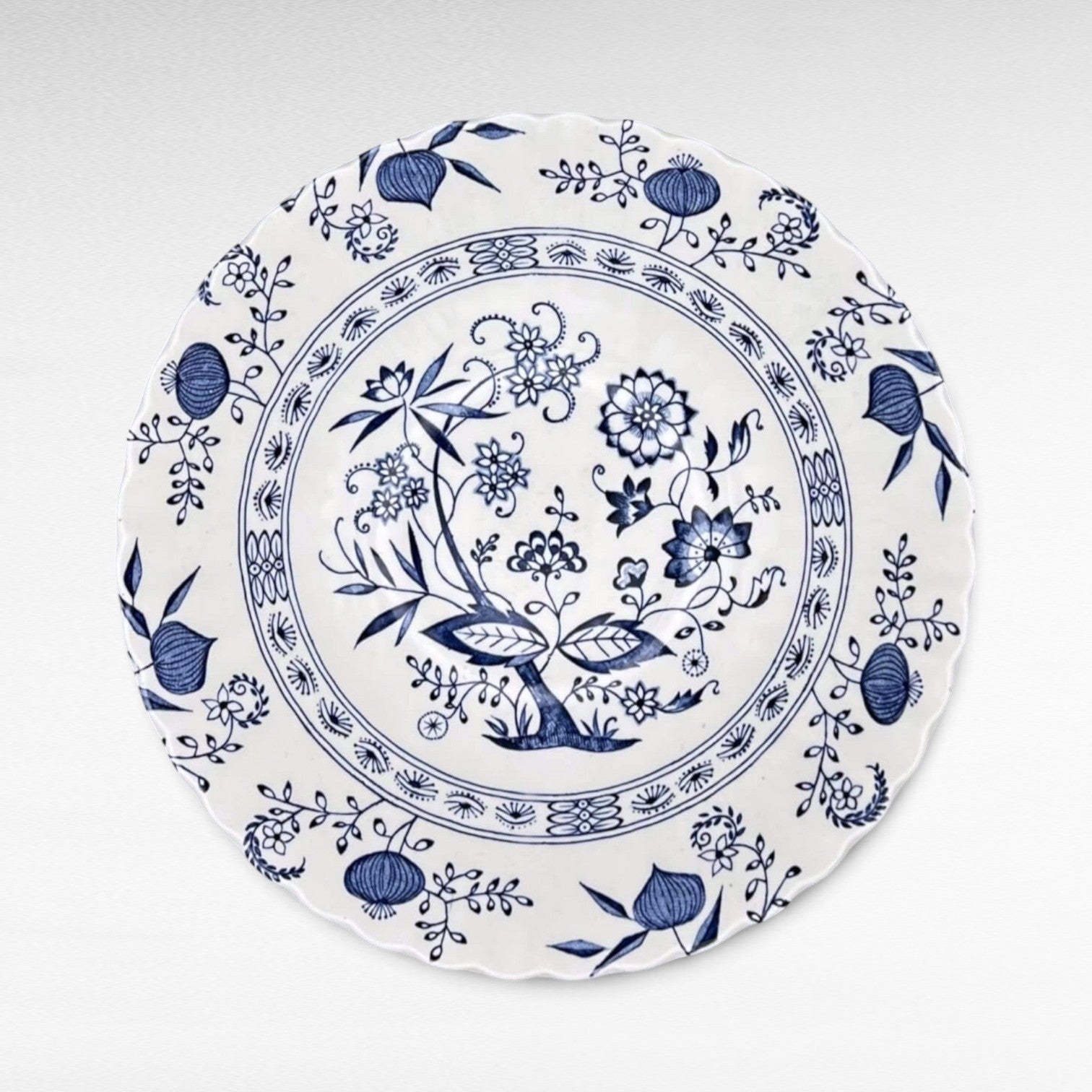 Blue &amp; White Serving Bowls (~9.25”) | The Brooklyn Teacup - The Brooklyn Teacup