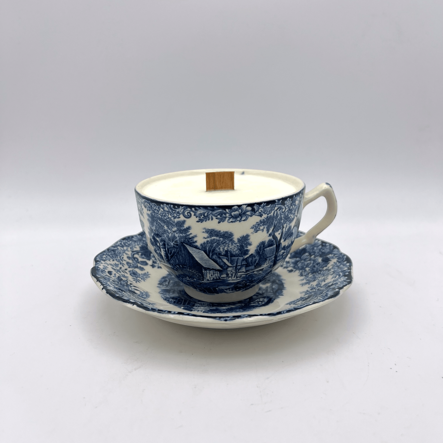 Blue & White Teacup Candles | The Brooklyn Teacup - The Brooklyn Teacup