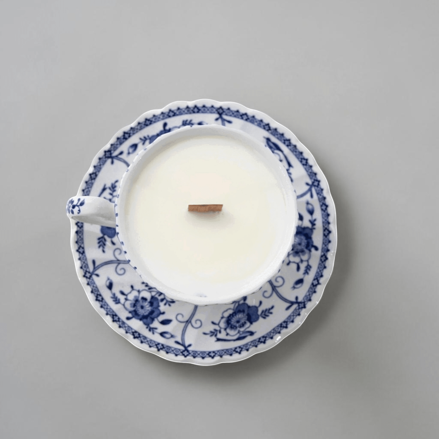 Blue & White Teacup Candles | The Brooklyn Teacup - The Brooklyn Teacup