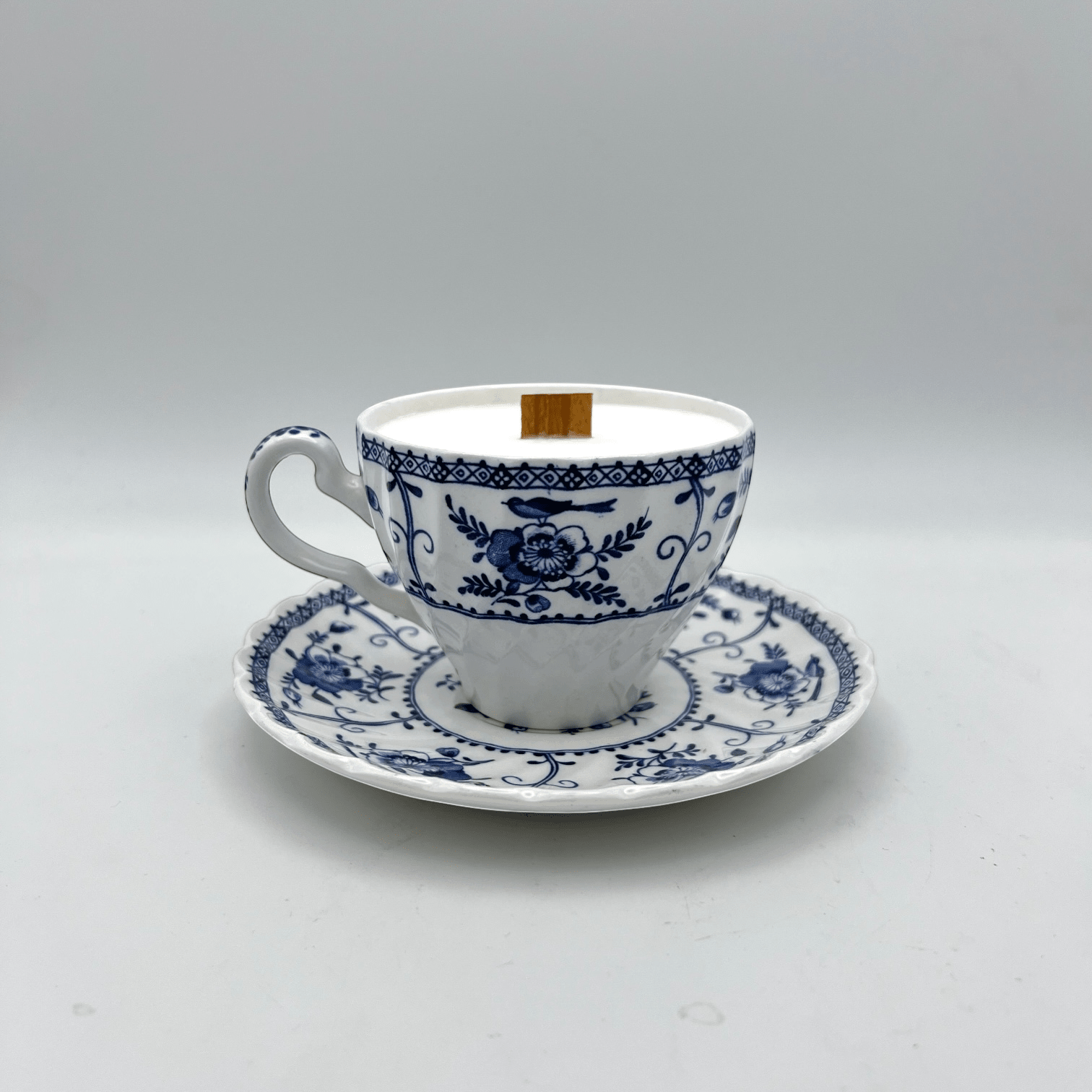 Blue & White Teacup Candles | The Brooklyn Teacup - The Brooklyn Teacup