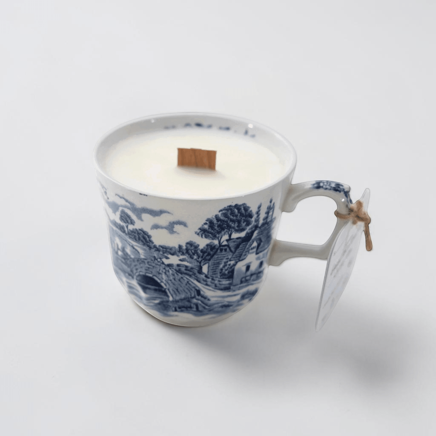 Blue &amp; White Teacup Candles | The Brooklyn Teacup - The Brooklyn Teacup