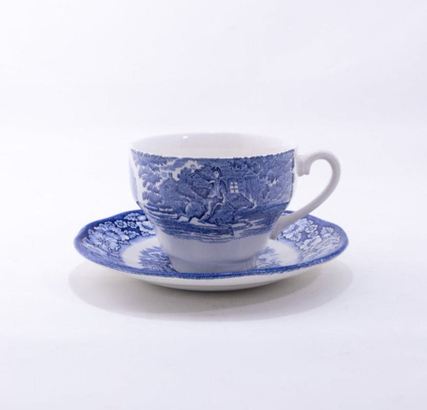 Tea Party Snack Stand ft. Blue and White Transferware China – The