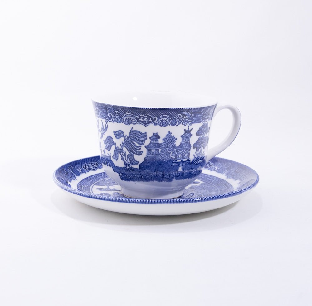 Tea Party Snack Stand ft. Blue and White Transferware China – The