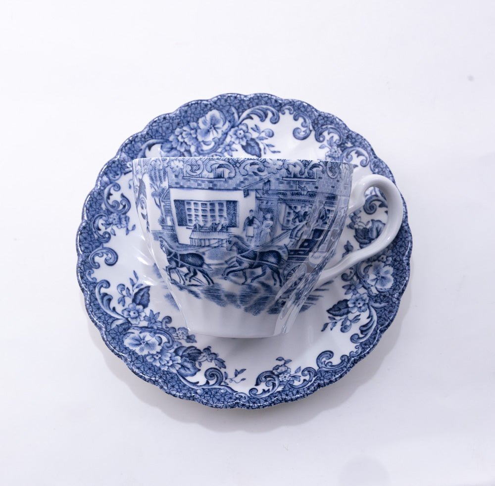Blue note NewYork灰皿 Tea Party Snack Stand ft. Blue and White Transferware China – The