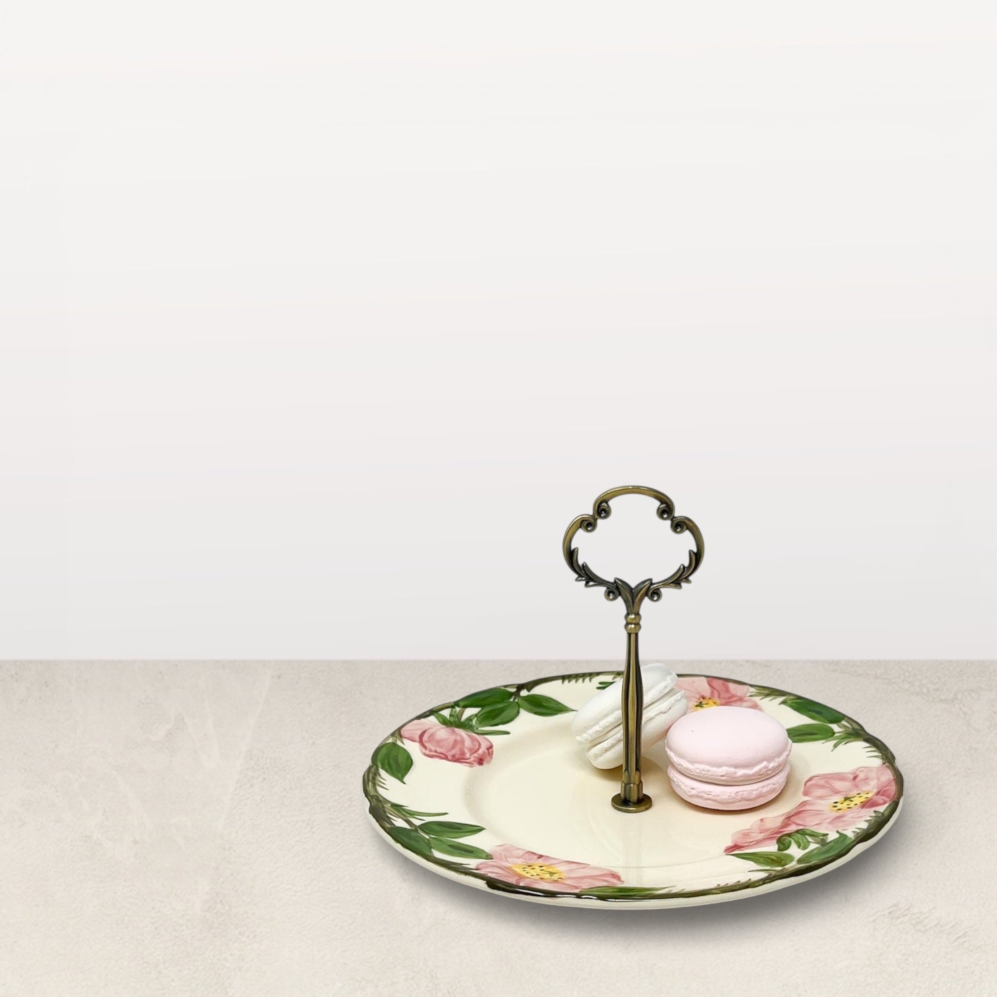 Vintage Franciscan Desert Rose | Tiered Trays & Display Stands