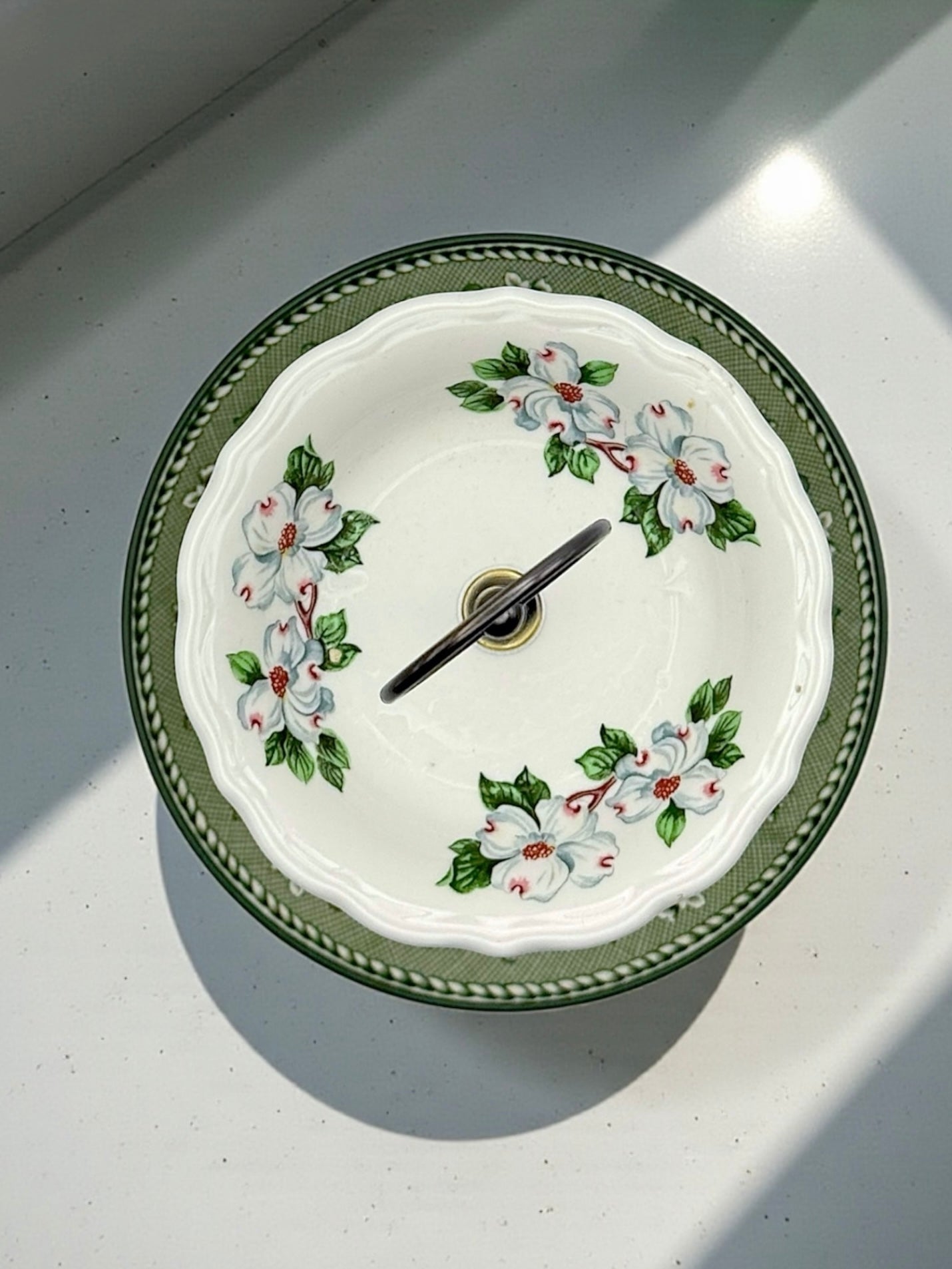 Dogwood Garden Two - Tier | The Brooklyn Teacup - The Brooklyn Teacup