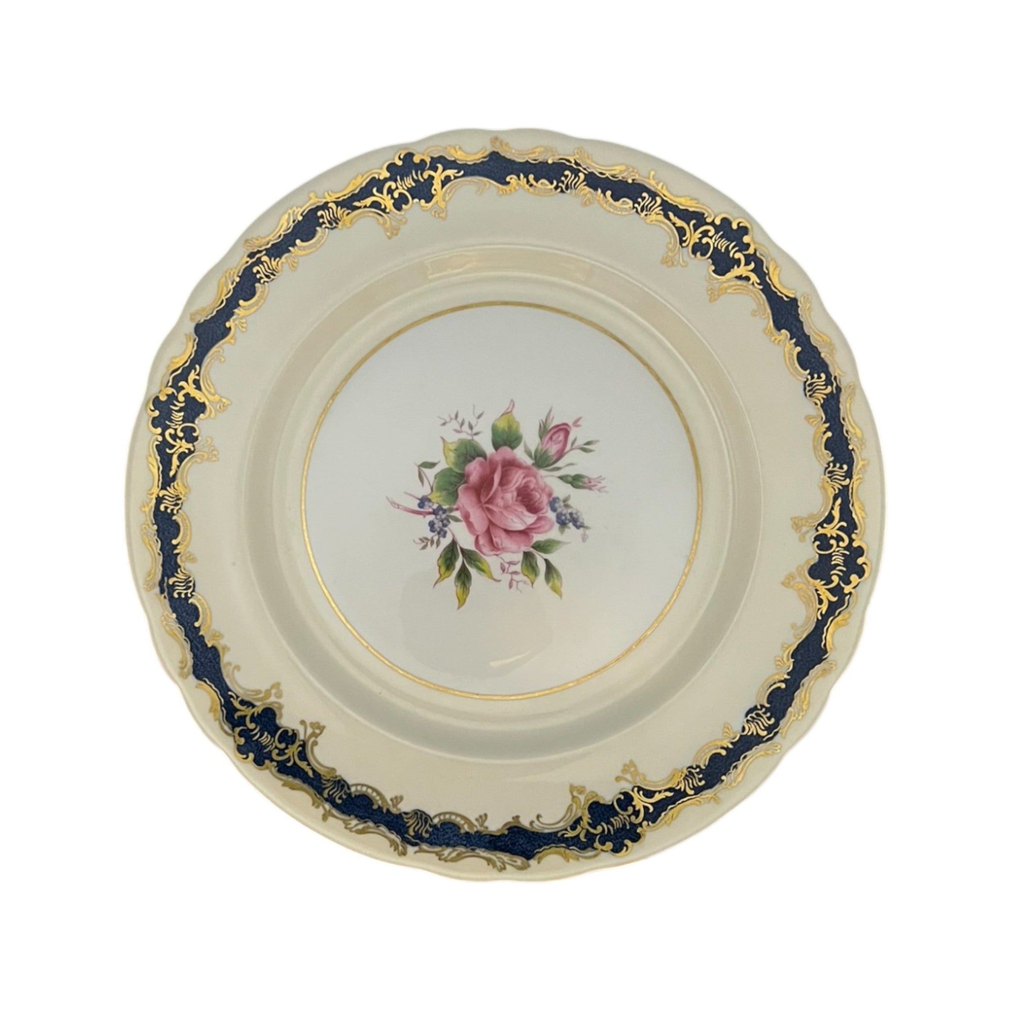 DP Bold &amp; Center - Thick Border and central motif (Statement Forals) | The Brooklyn Teacup - The Brooklyn Teacup