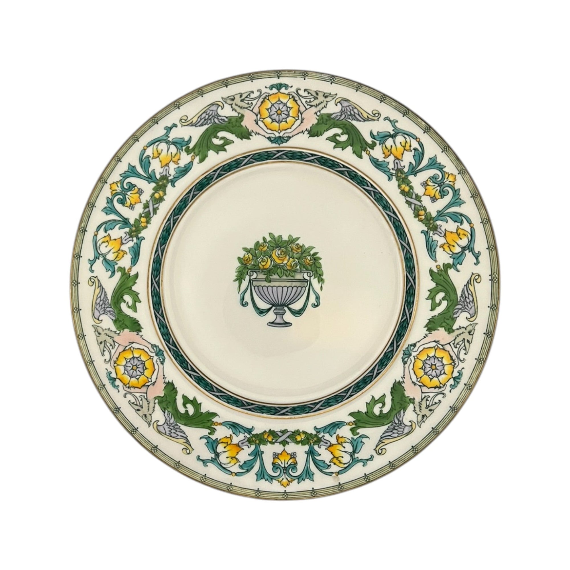 DP Bold &amp; Center - Thick Border and central motif (Statement Forals) | The Brooklyn Teacup - The Brooklyn Teacup