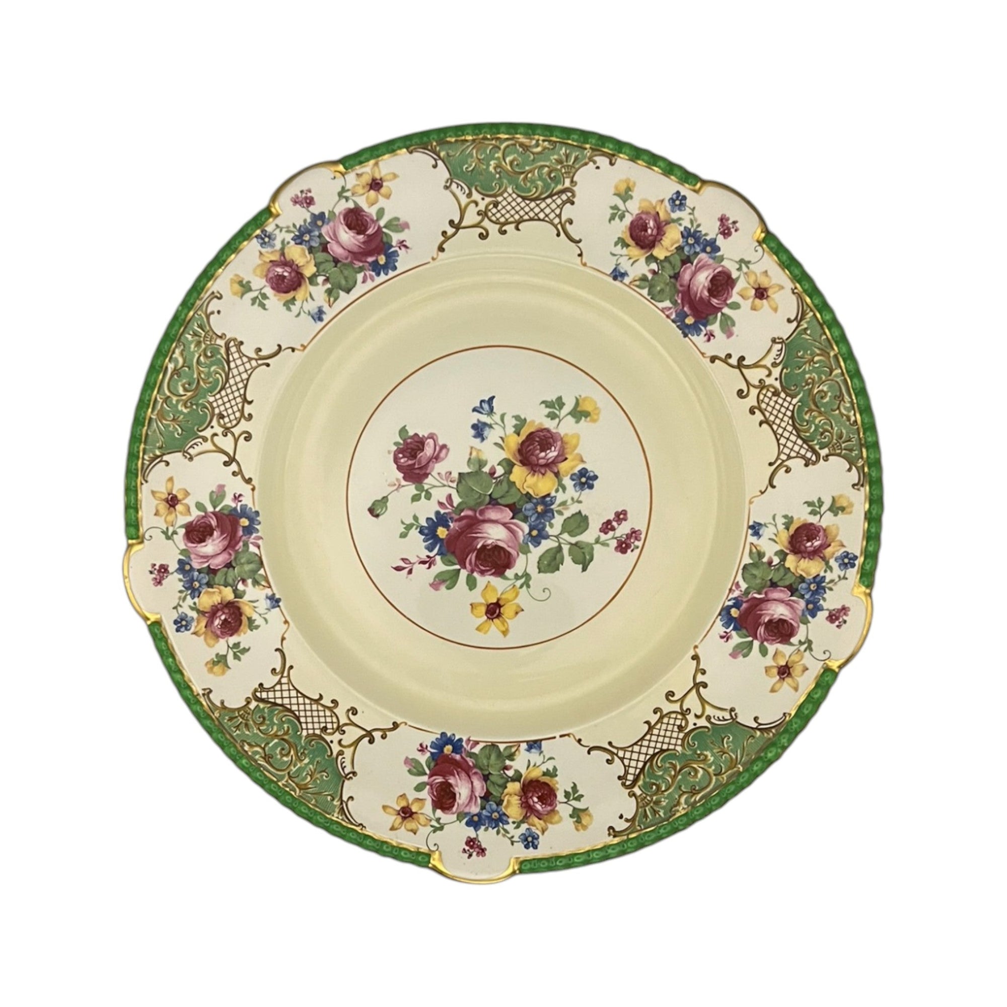 DP Bold &amp; Center - Thick Border and central motif (Statement Forals) | The Brooklyn Teacup - The Brooklyn Teacup