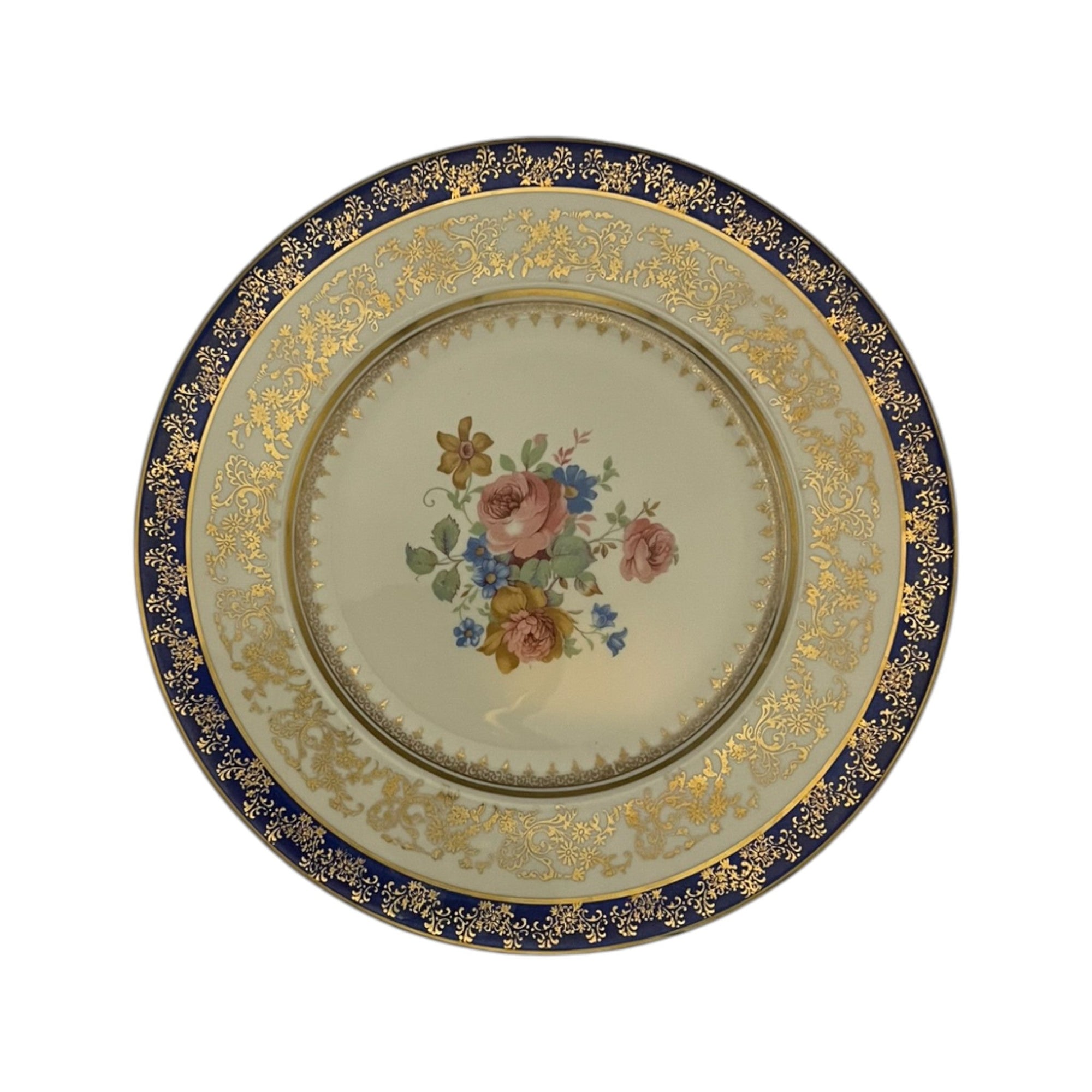 DP Bold &amp; Center - Thick Border and central motif (Statement Forals) | The Brooklyn Teacup - The Brooklyn Teacup