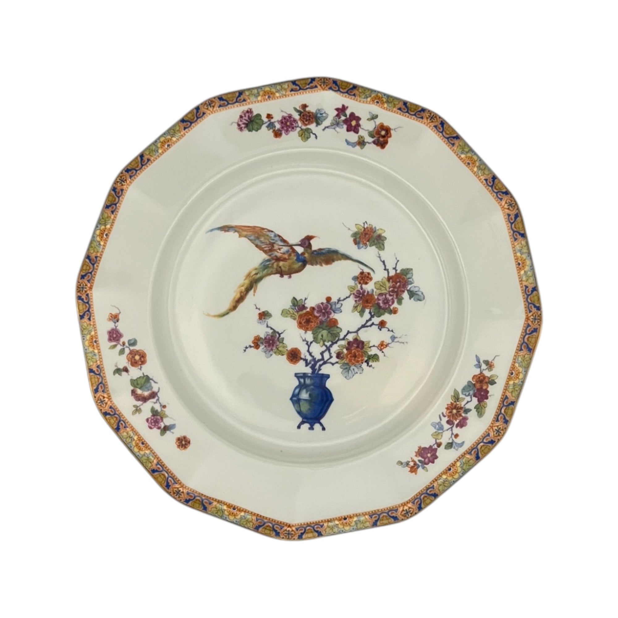 DP Bold &amp; Center - Thick Border and central motif (Statement Forals) | The Brooklyn Teacup - The Brooklyn Teacup