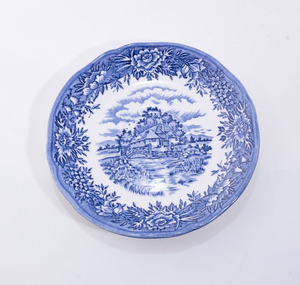 Vintage Blue & White Transferware Trinket Dish – The Brooklyn Teacup