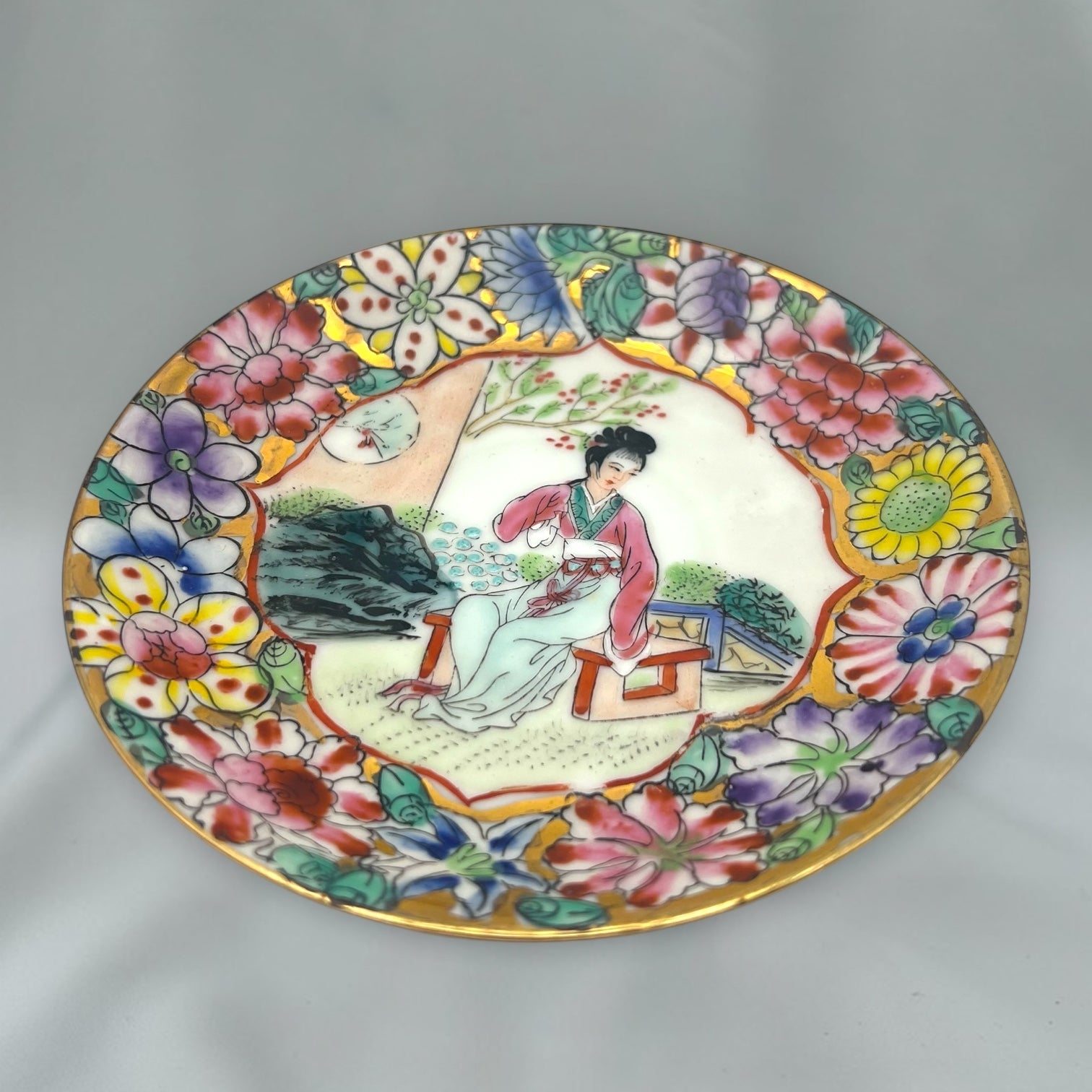 Famille Rose Teacup Stand | The Brooklyn Teacup - The Brooklyn Teacup