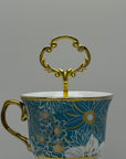 Gold Foil Teacup Stand | The Brooklyn Teacup - The Brooklyn Teacup