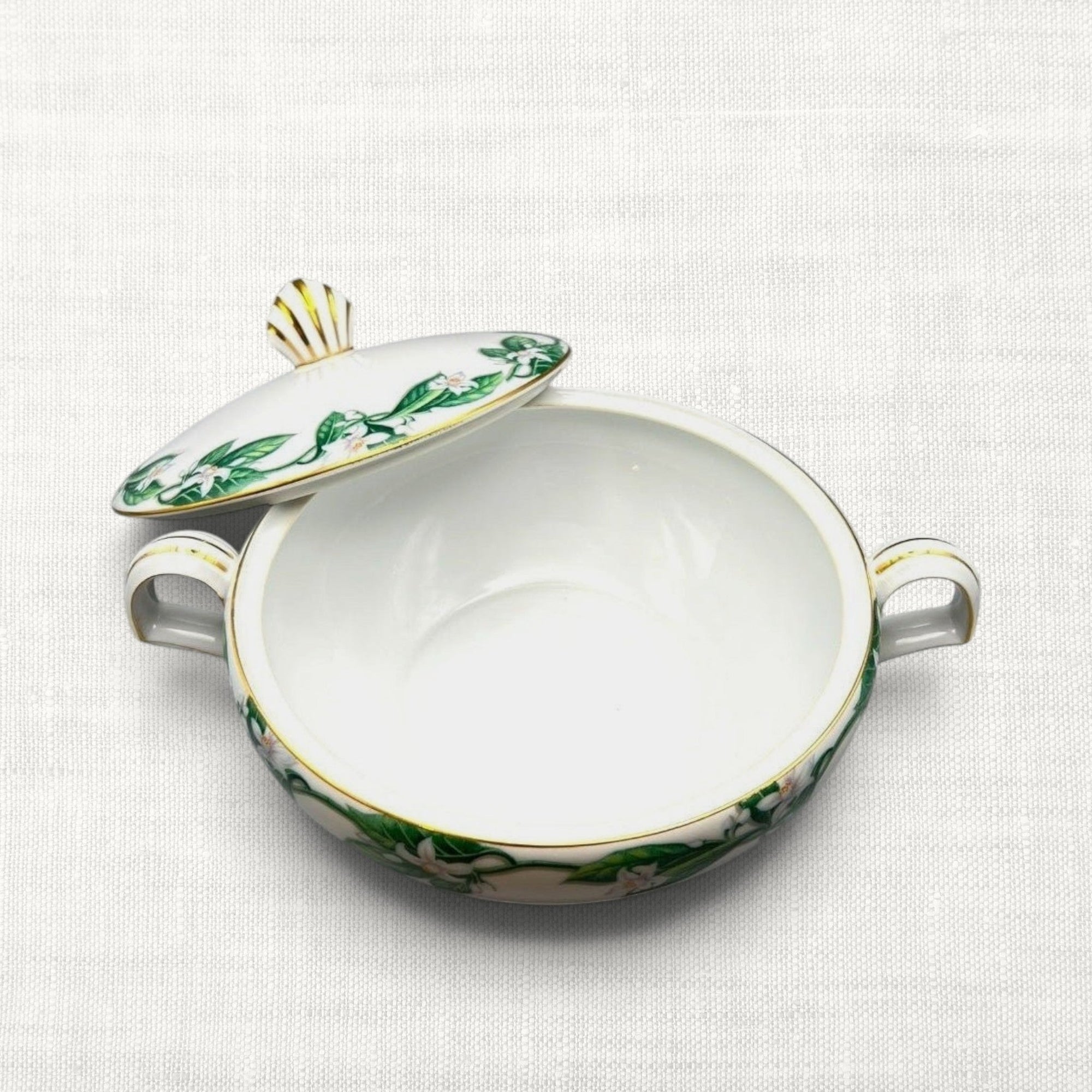 Kent Orange Blossom Covered Serving Bowl | The Brooklyn Teacup - The Brooklyn Teacup