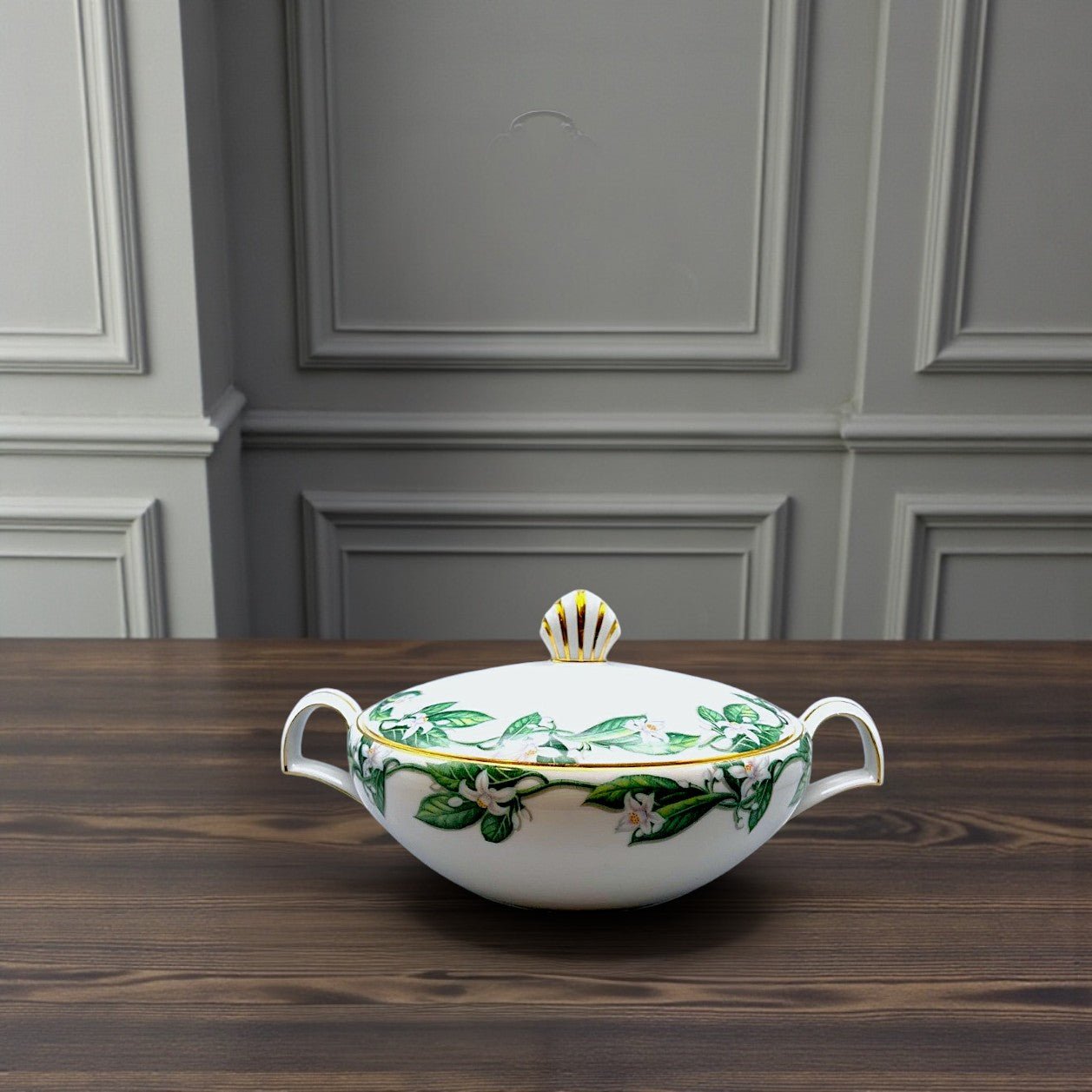 Kent Orange Blossom Covered Serving Bowl | The Brooklyn Teacup - The Brooklyn Teacup