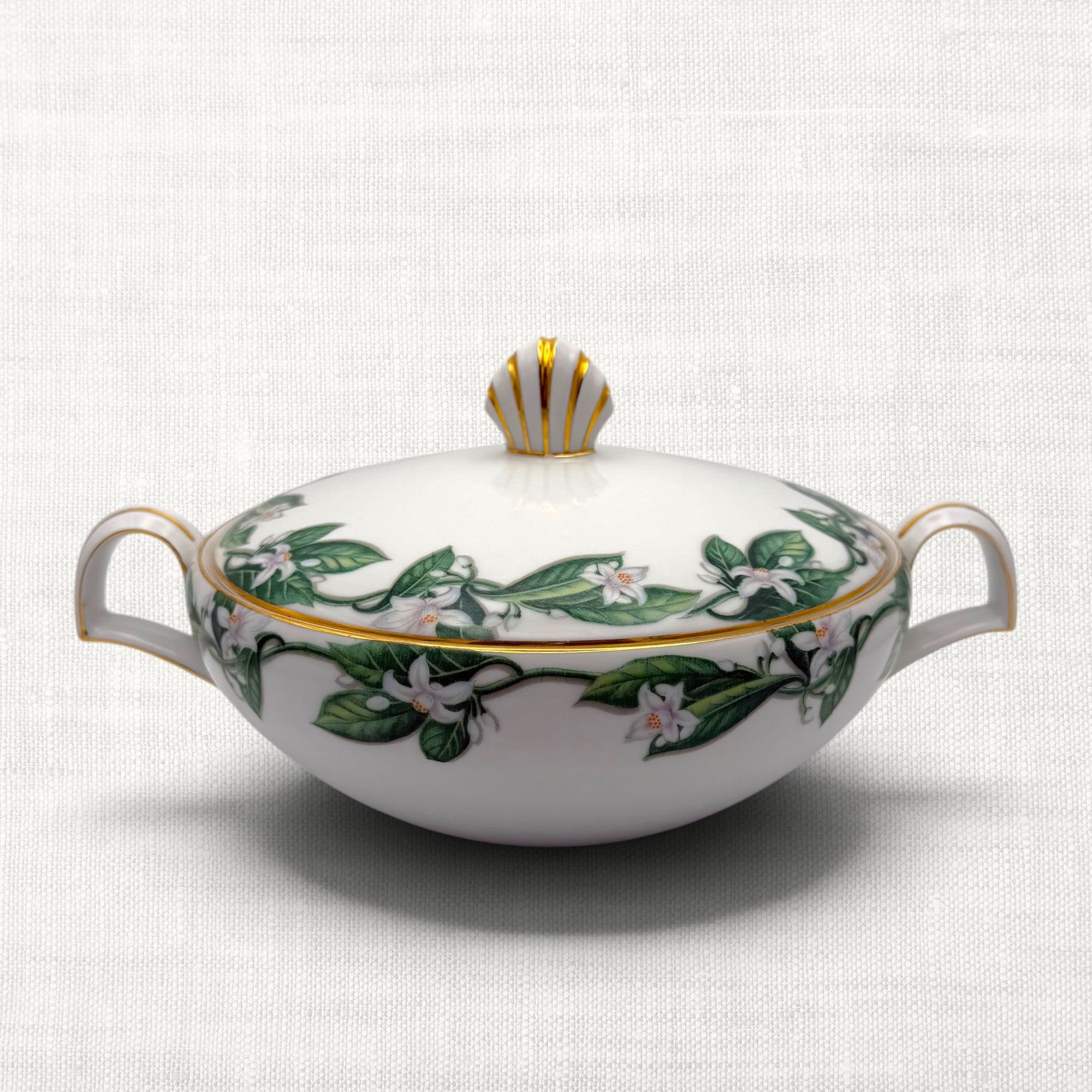 Kent Orange Blossom Covered Serving Bowl | The Brooklyn Teacup - The Brooklyn Teacup