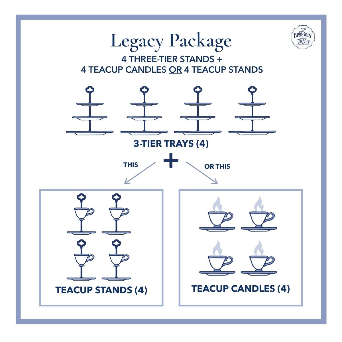 Legacy Package | 20 pieces | The Brooklyn Teacup - The Brooklyn Teacup