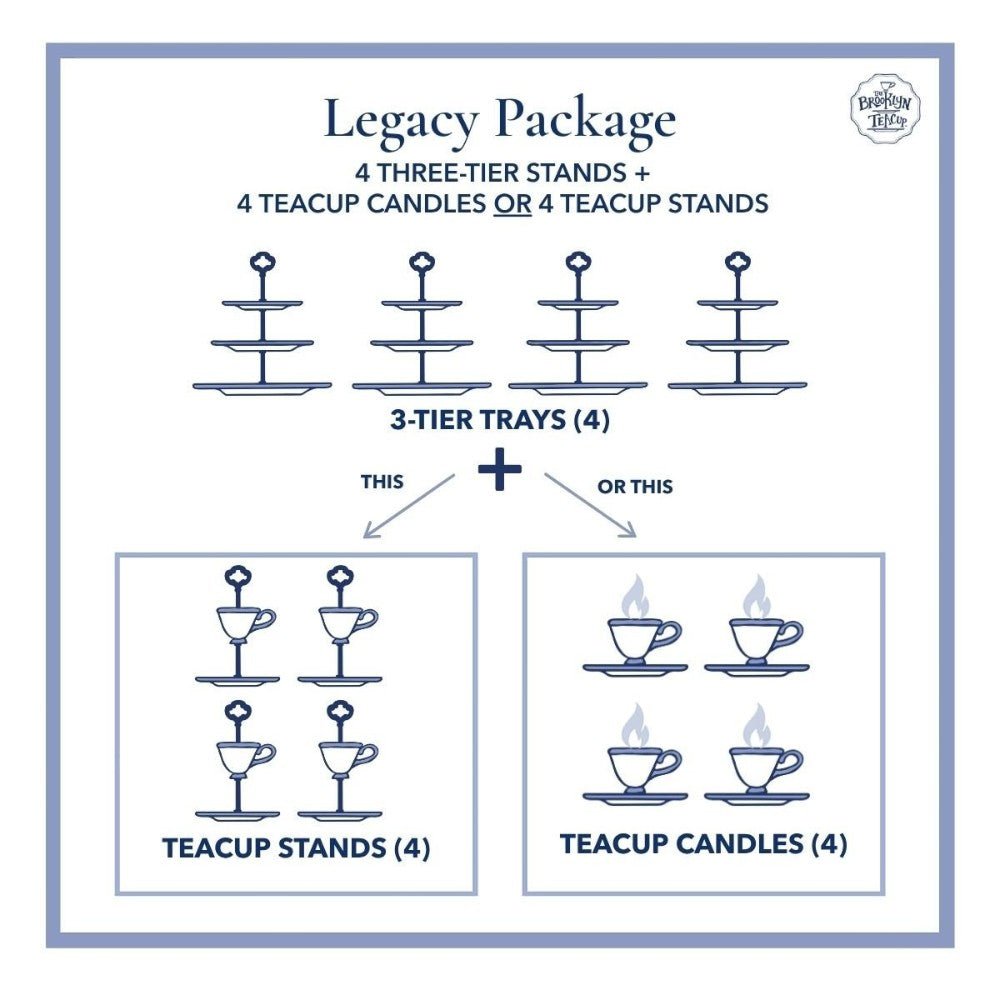 Legacy Package | 20 pieces | The Brooklyn Teacup - The Brooklyn Teacup