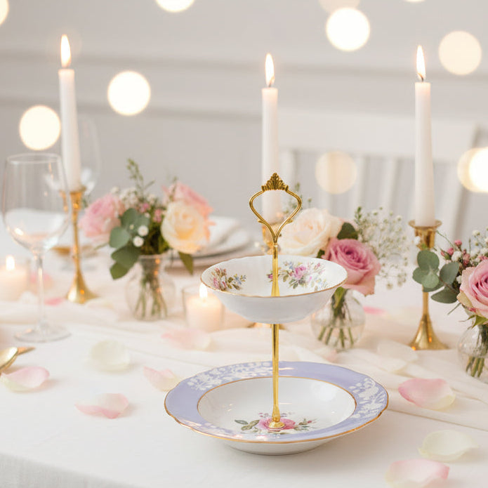 Lorimer 2 - Tier Accessory Tray | The Brooklyn Teacup - The Brooklyn Teacup