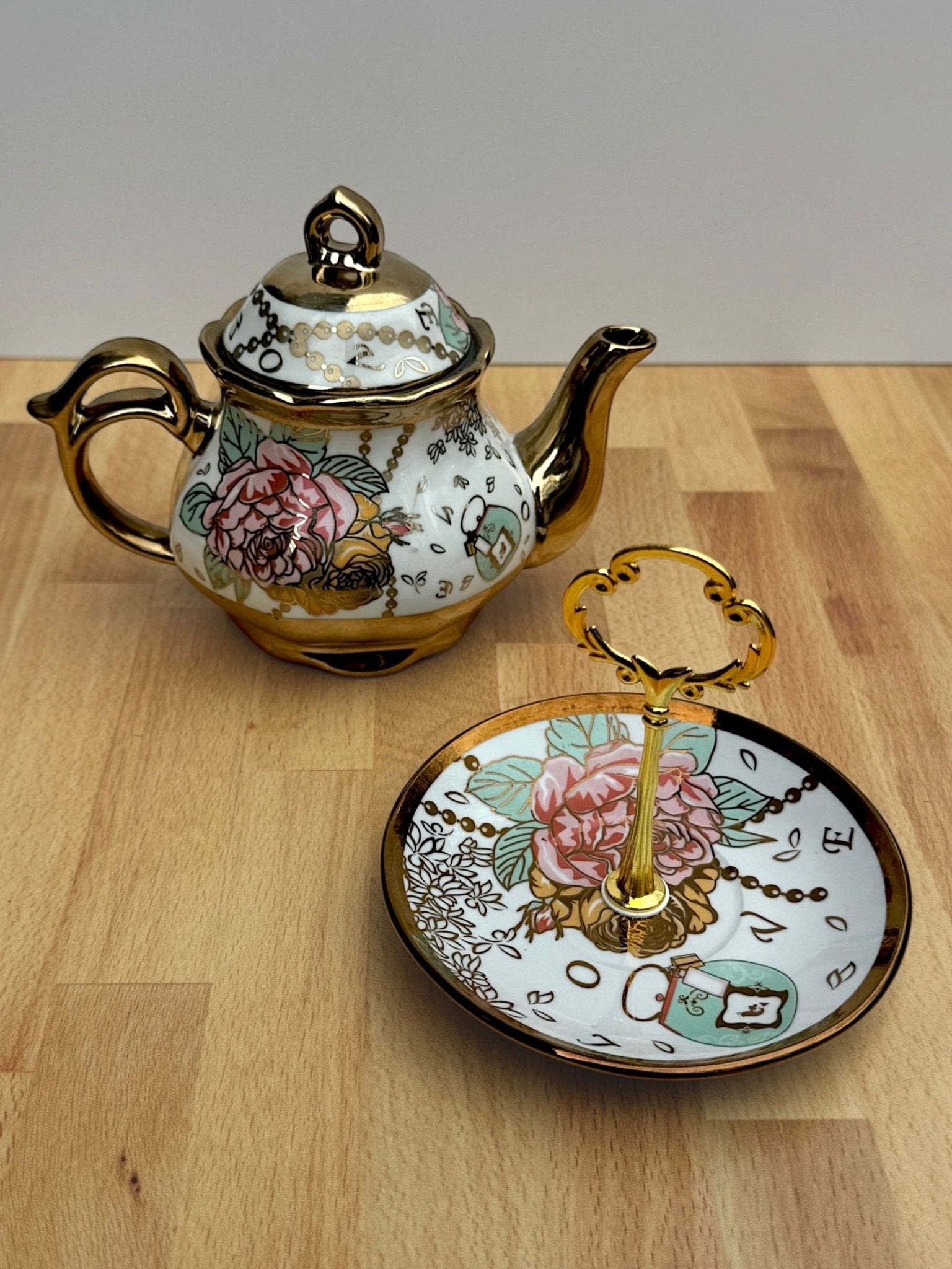 Lustreware Mini Teapot & Valet Tray | The Brooklyn Teacup - The Brooklyn Teacup
