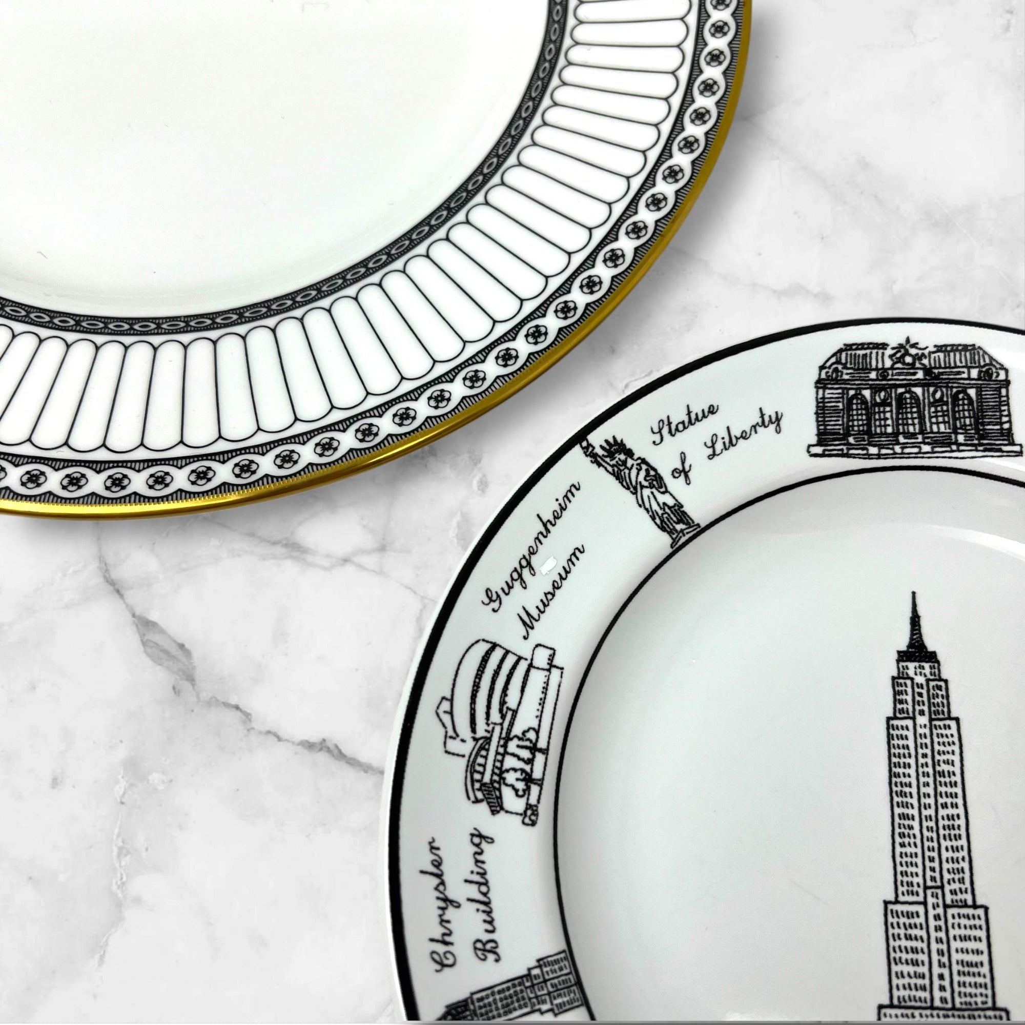 Metropolitan 2 Tier Tray | The Brooklyn Teacup - The Brooklyn Teacup