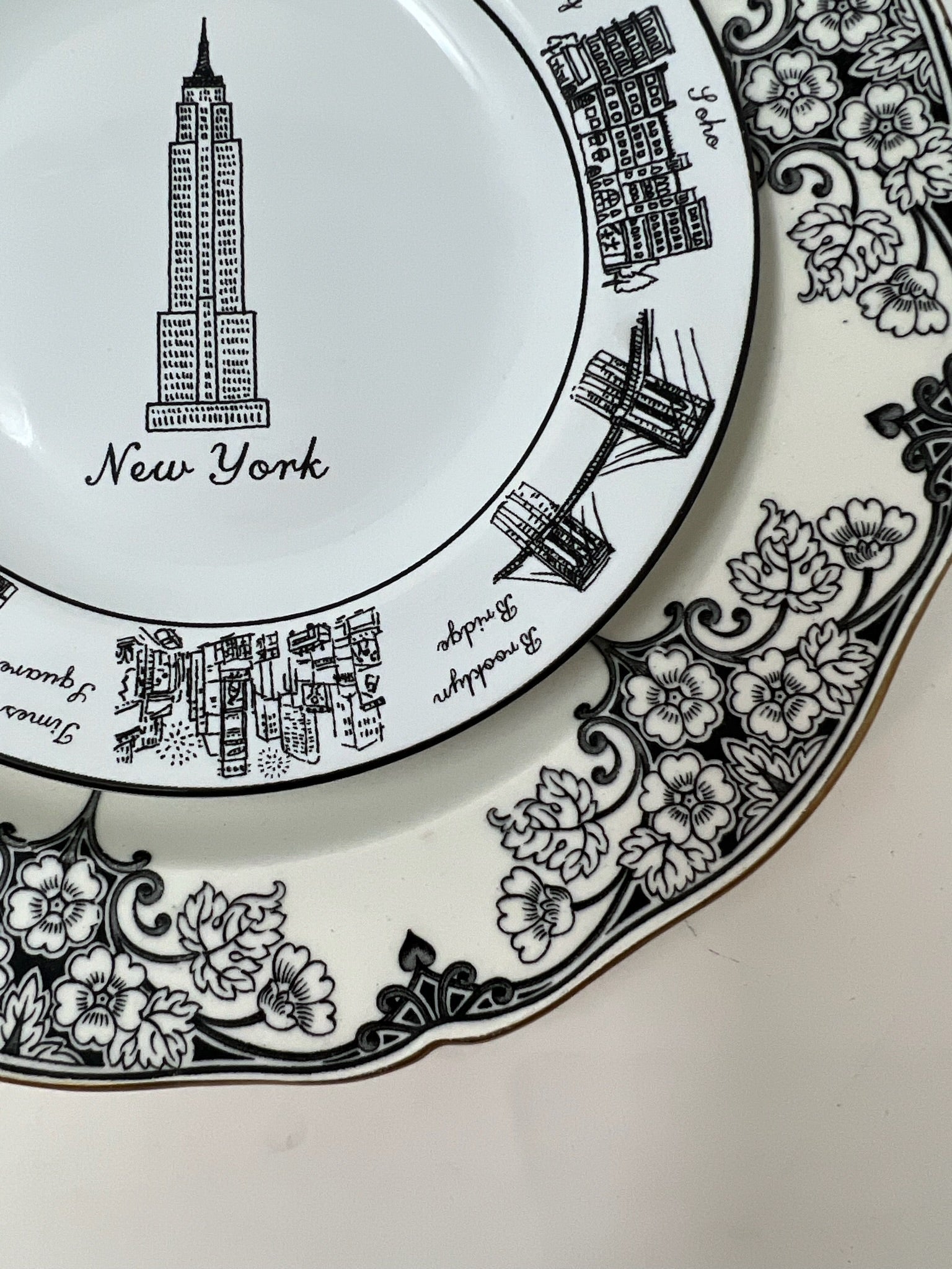 Metropolitan 2 Tier Tray | The Brooklyn Teacup - The Brooklyn Teacup