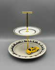 Metropolitan 2 Tier Tray | The Brooklyn Teacup - The Brooklyn Teacup