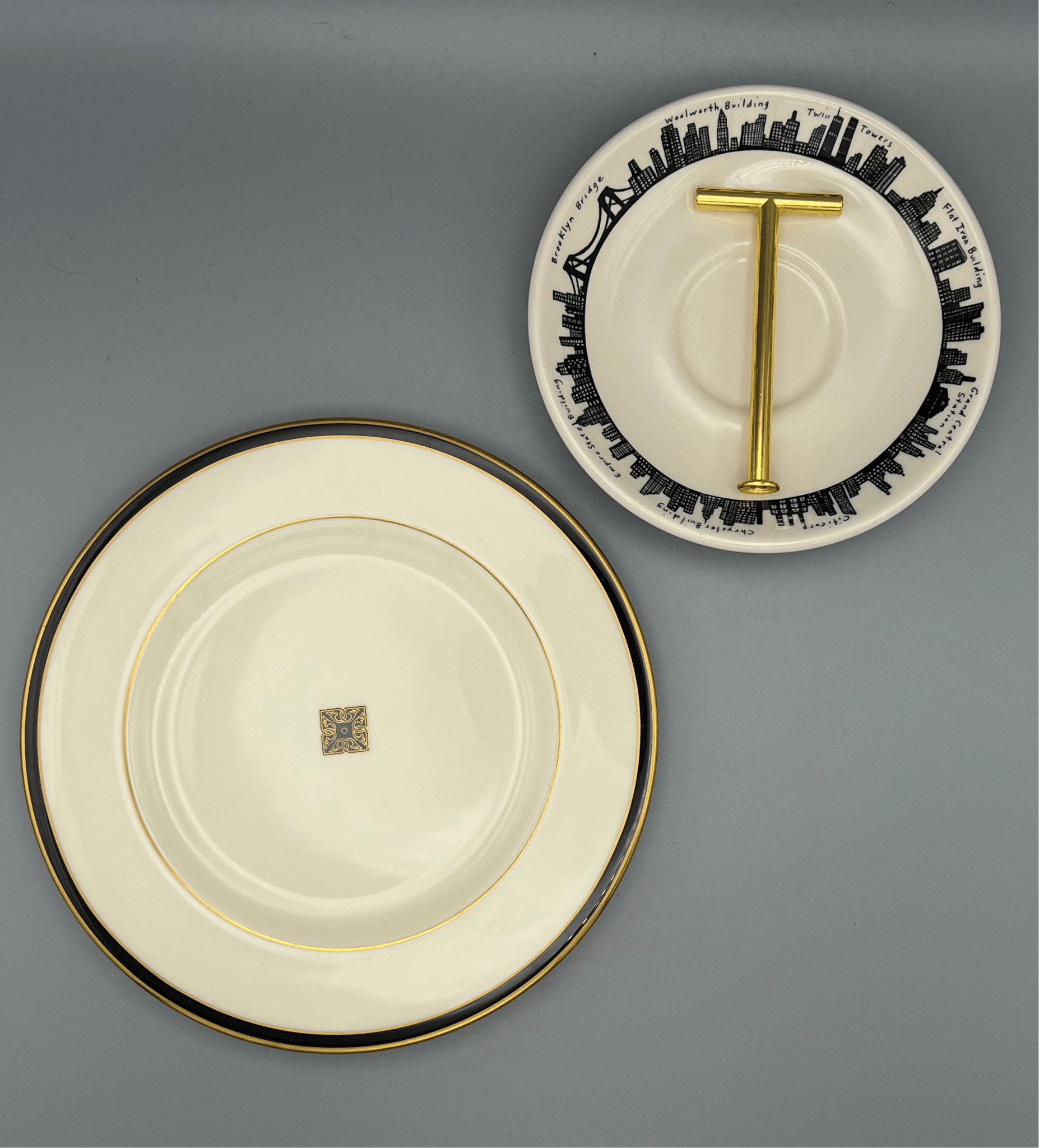 Metropolitan 2 Tier Tray | The Brooklyn Teacup - The Brooklyn Teacup