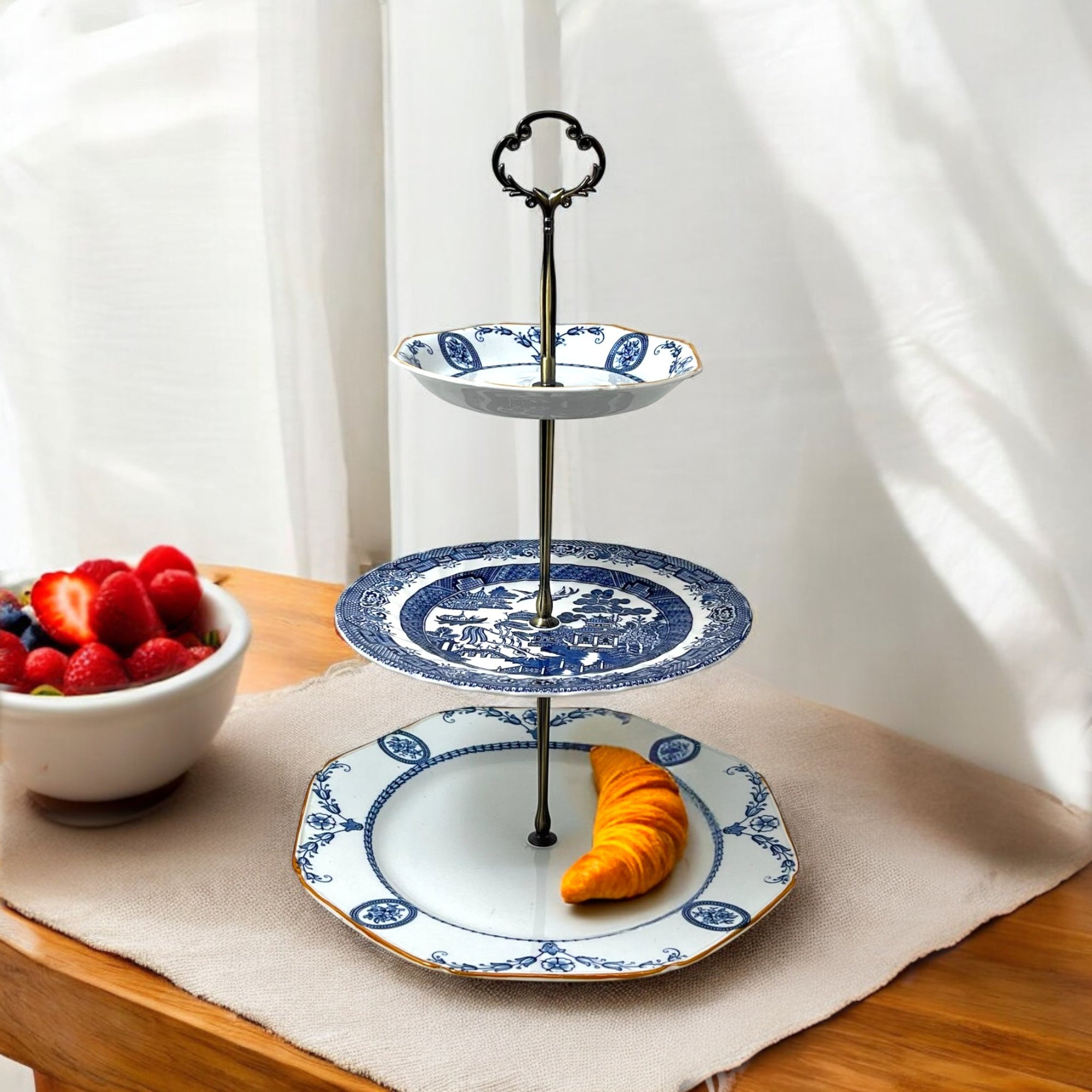 Montague 3 Tier Serving Tray | The Brooklyn Teacup - The Brooklyn Teacup