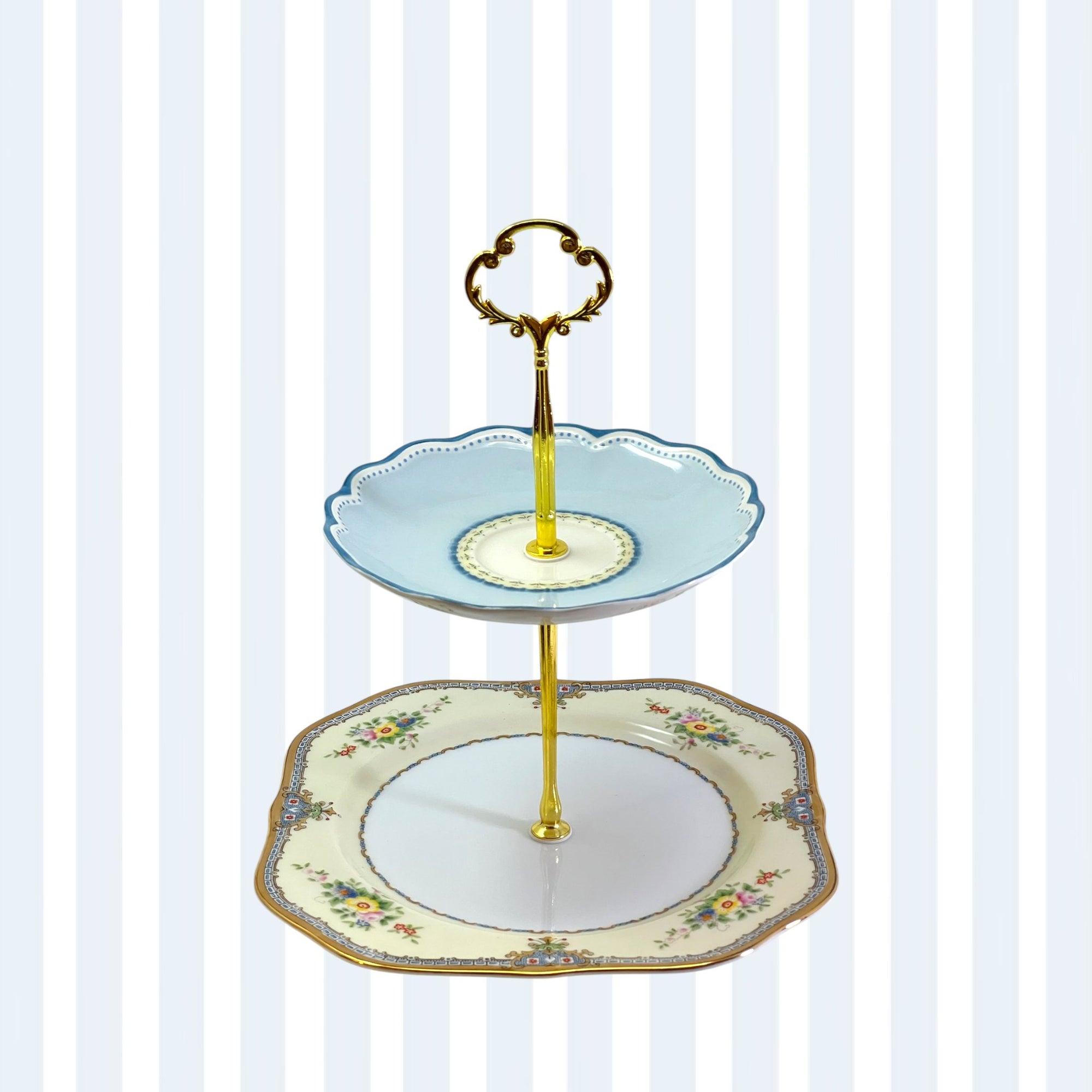 Myrtle 2 Tier Tray | The Brooklyn Teacup - The Brooklyn Teacup