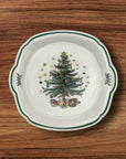 Nikko Happy Holidays Handled Dessert Plate | The Brooklyn Teacup - The Brooklyn Teacup