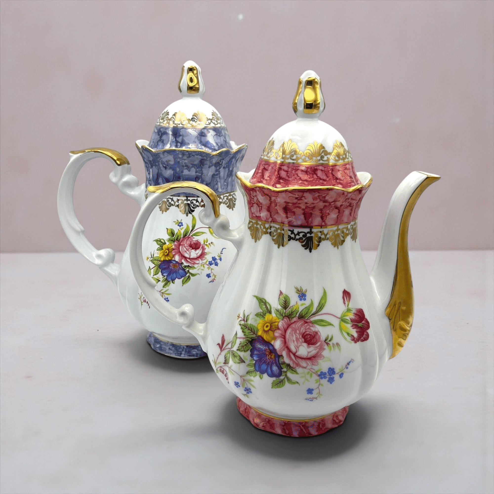Ornate Floral Coffee Pot | The Brooklyn Teacup - The Brooklyn Teacup