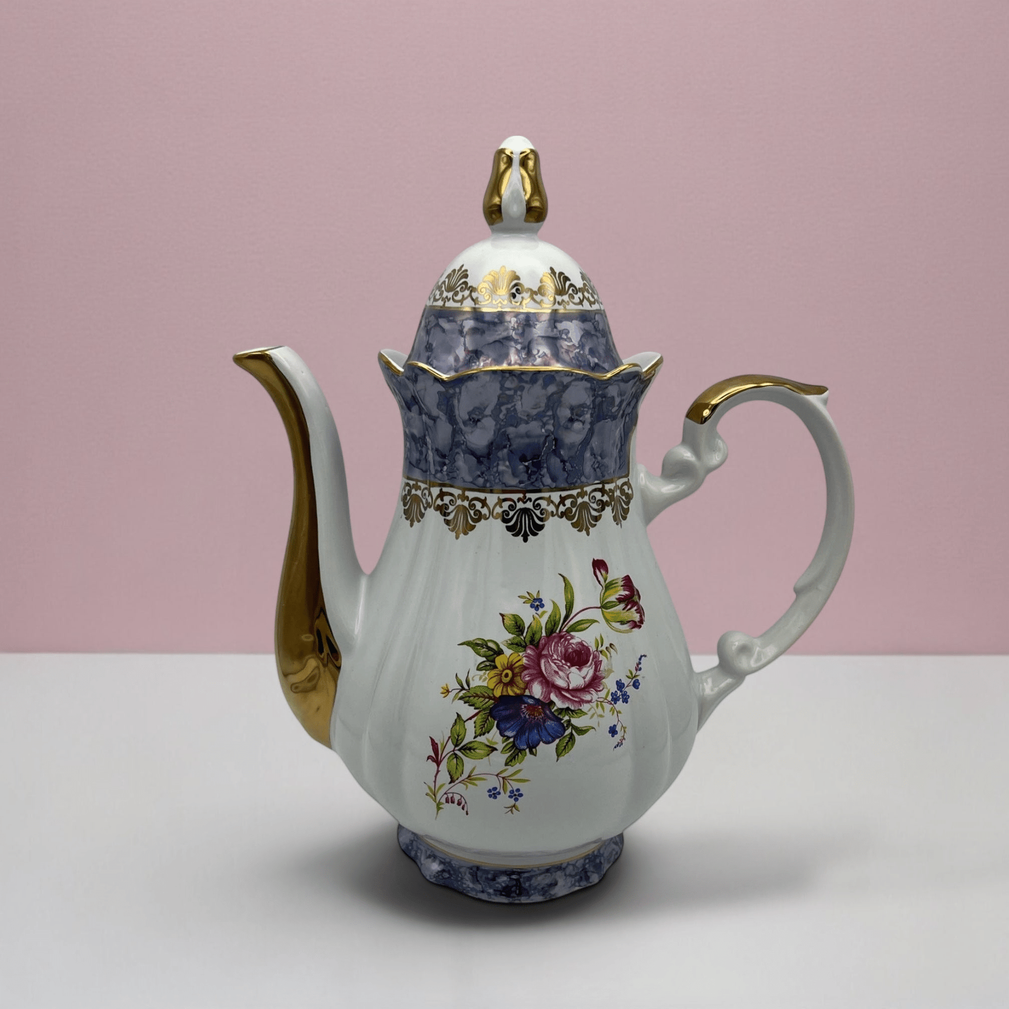 Ornate Floral Coffee Pot | The Brooklyn Teacup - The Brooklyn Teacup
