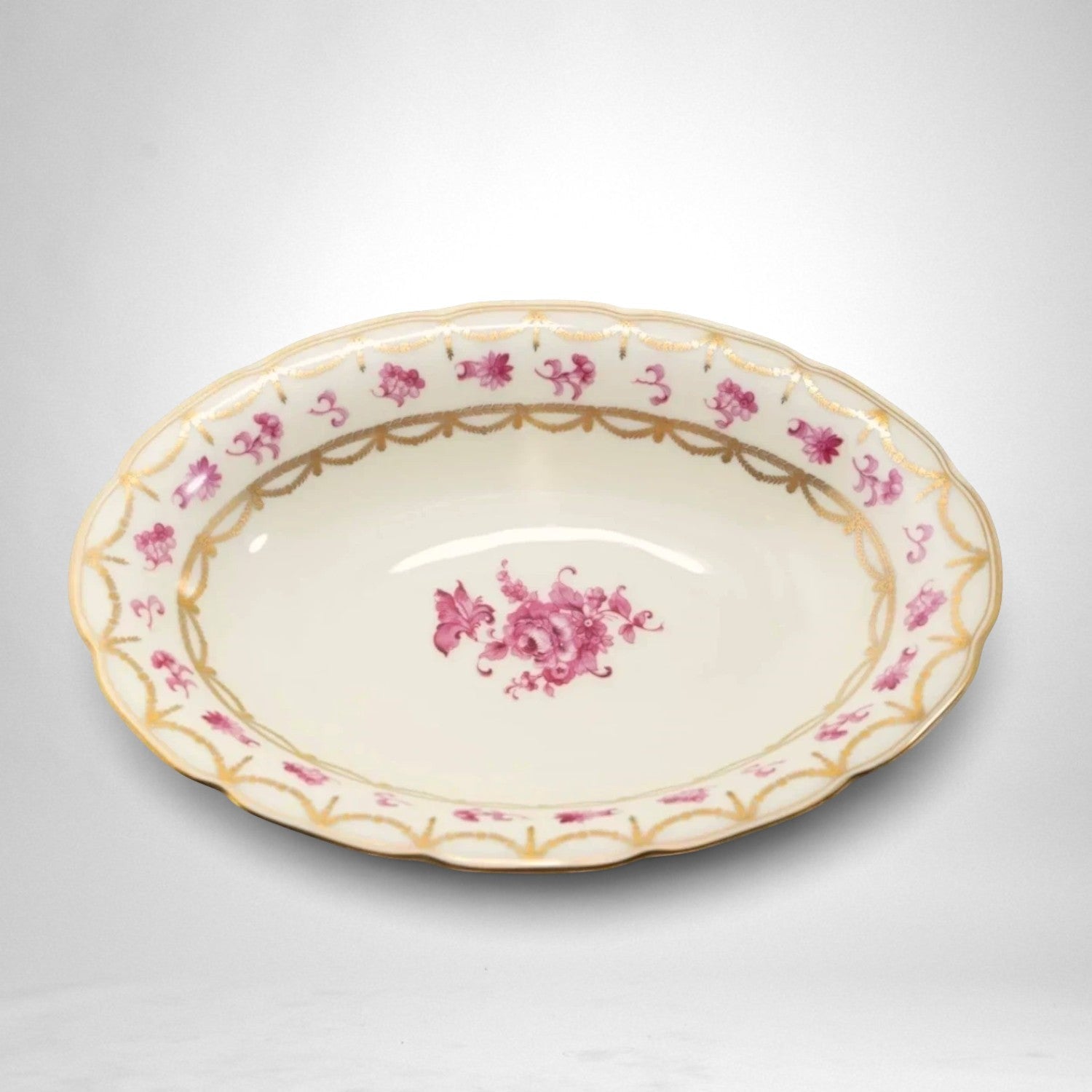 Oval Floral Serving Bowls (~10") | The Brooklyn Teacup - The Brooklyn Teacup