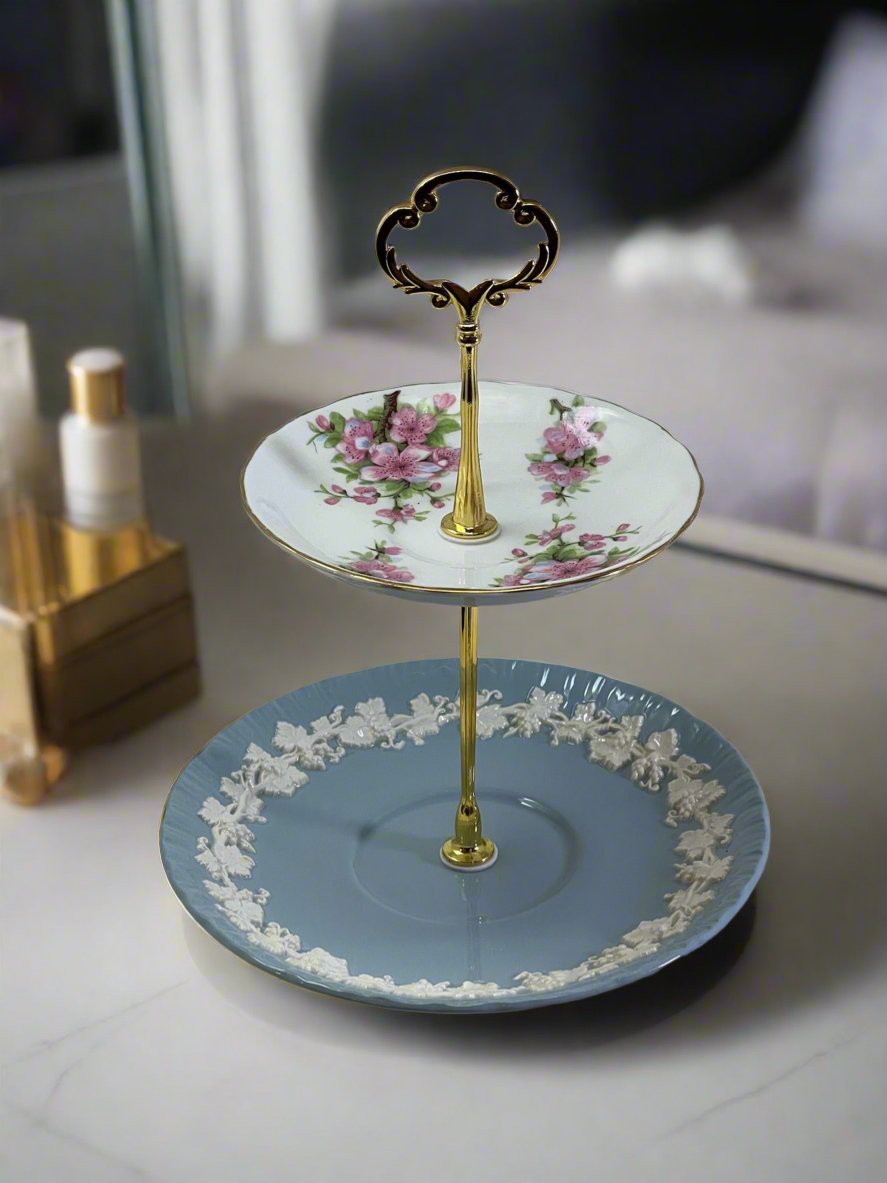 Park Place Petite Tiered Tray | The Brooklyn Teacup - The Brooklyn Teacup