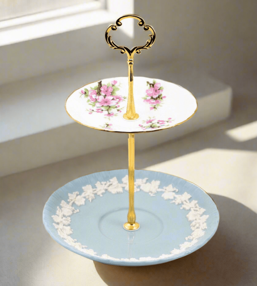 Park Place Petite Tiered Tray | The Brooklyn Teacup - The Brooklyn Teacup