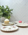 Pink small plates 6” (set of 4) | The Brooklyn Teacup - The Brooklyn Teacup