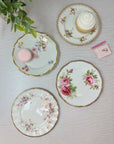 Pink small plates 6” (set of 4) | The Brooklyn Teacup - The Brooklyn Teacup