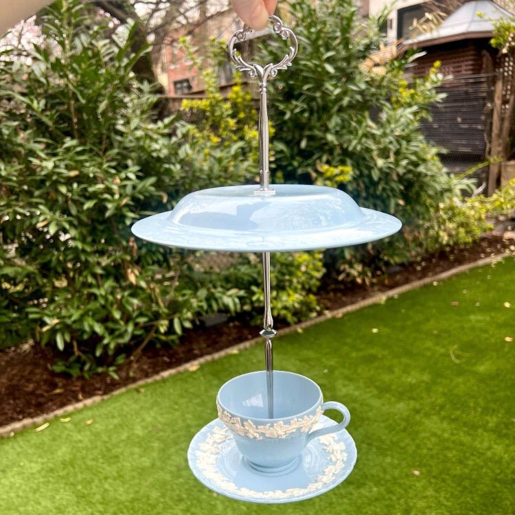 Queensware Bird Feeder | The Brooklyn Teacup - The Brooklyn Teacup