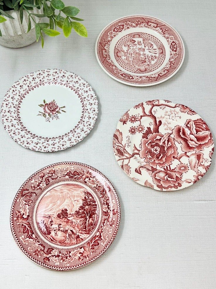 Redware small plates 6” (set of 4) | The Brooklyn Teacup - The Brooklyn Teacup