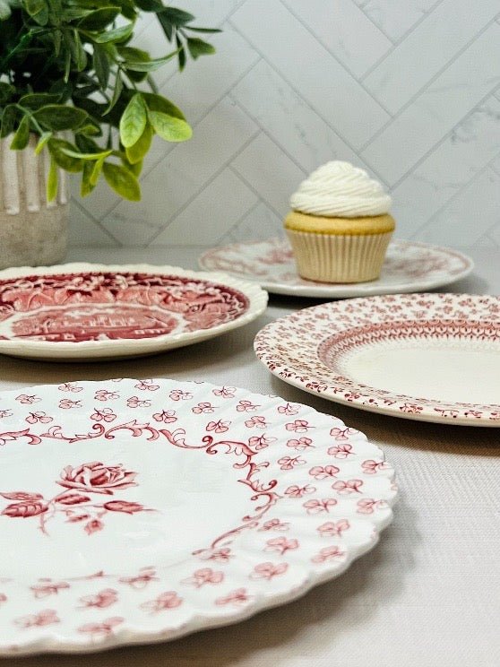Redware small plates 7” (set of 4) | The Brooklyn Teacup - The Brooklyn Teacup