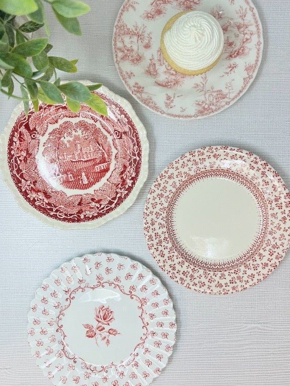 Redware small plates 7” (set of 4) | The Brooklyn Teacup - The Brooklyn Teacup